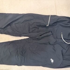 Nike Men's Black Joggers with White Logo